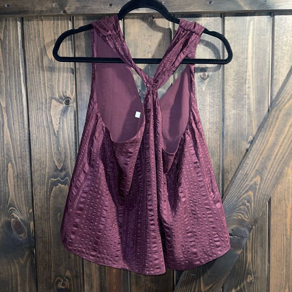 NWOT Frame Draped Textured Silk Halter Top - Picture 3 of 7